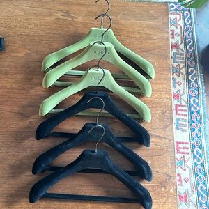 Set of 6 Gucci Hangers